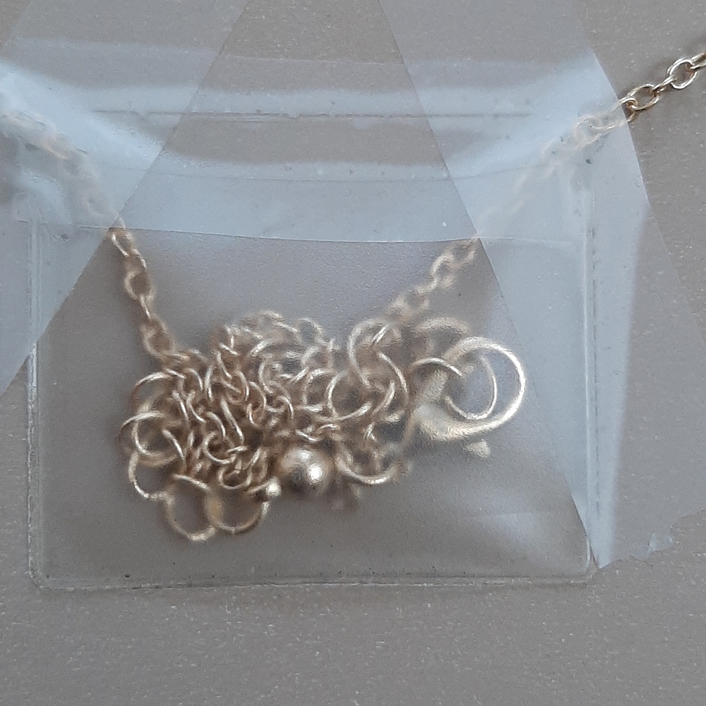 New Bar Goldtone Fashion Necklace - Picture 6 of 7